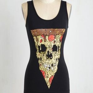 Pizza Tank with Corset Back